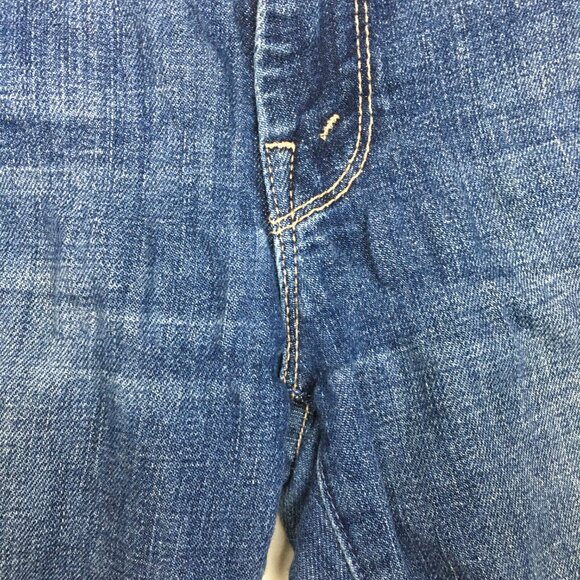 MOTHER Girl Crush Wash The Looker Ankle Fray Hem 5 Pocket Logo Hardware Jeans - Picture 15 of 16